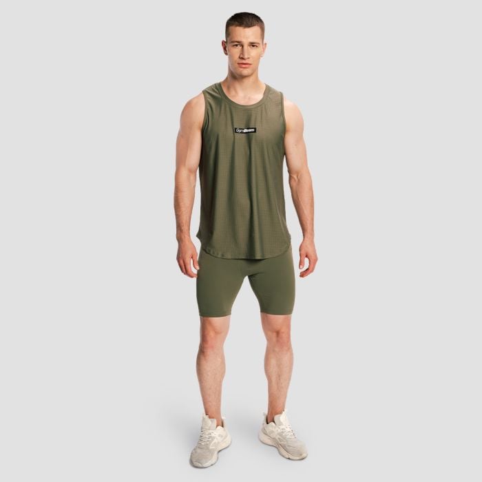 Pantaloni scurți pentru bărbați Combat Olive Grey - GymBeam L