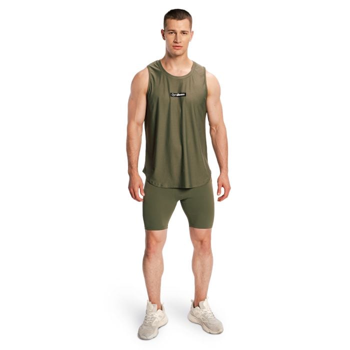 Pantaloni scurți pentru bărbați Combat Olive Grey - GymBeam L