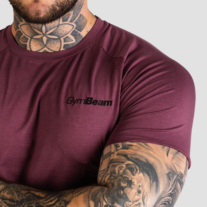 Tricou Fitted TRN Eggplant - GymBeam M