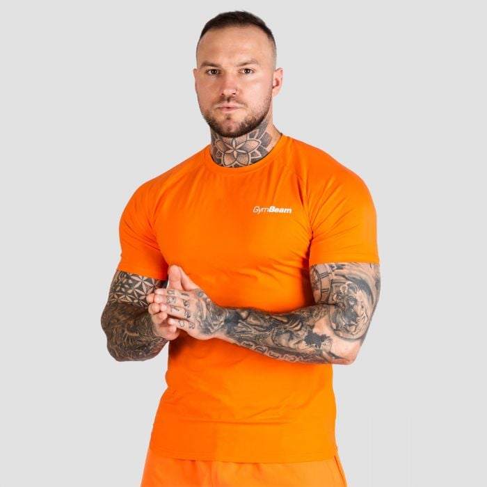 Tricou Fitted TRN Orange - GymBeam
