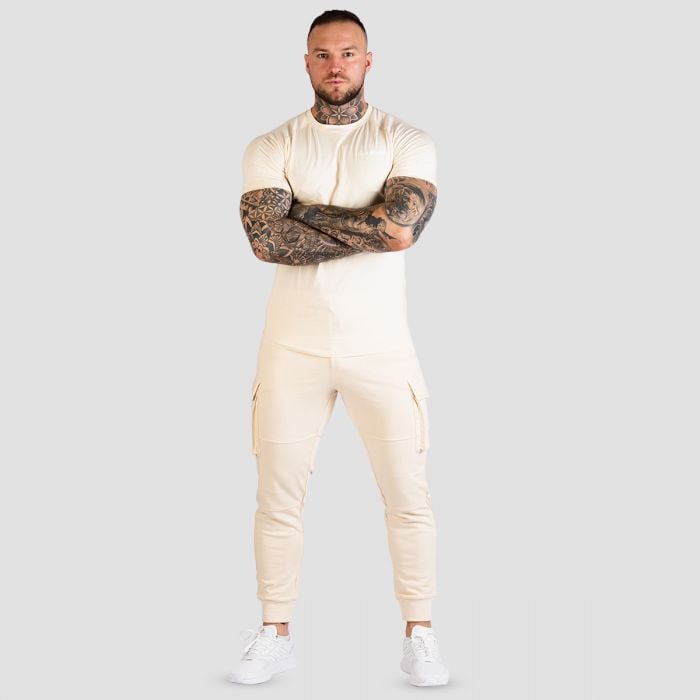 Tricou Fitted TRN Sand - GymBeam XXXL