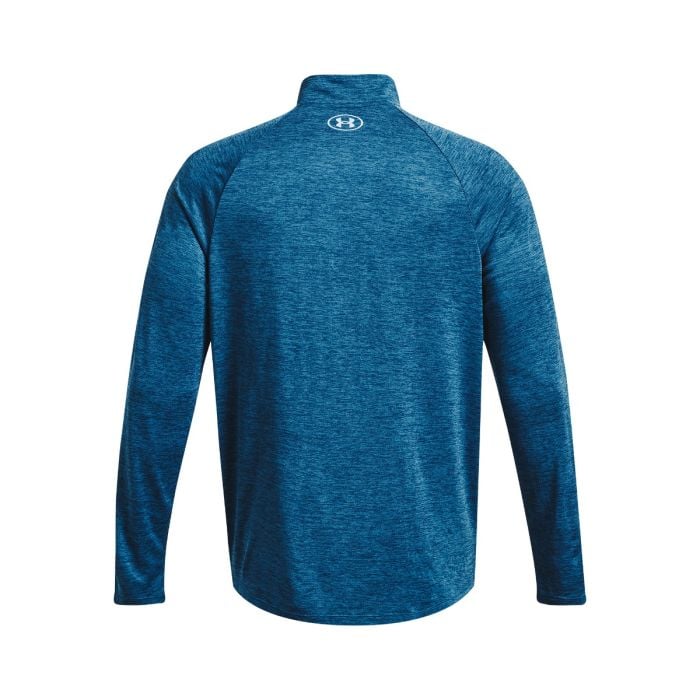 Tricou pentru bărbați Tech 2.0 1/2 Zip Blue - Under Armour S