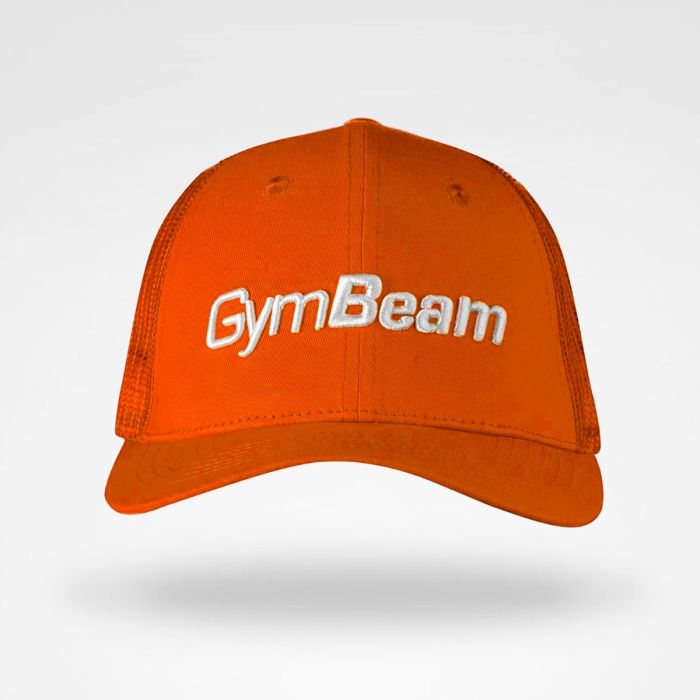 Mesh Panel Cap Orange - GymBeam