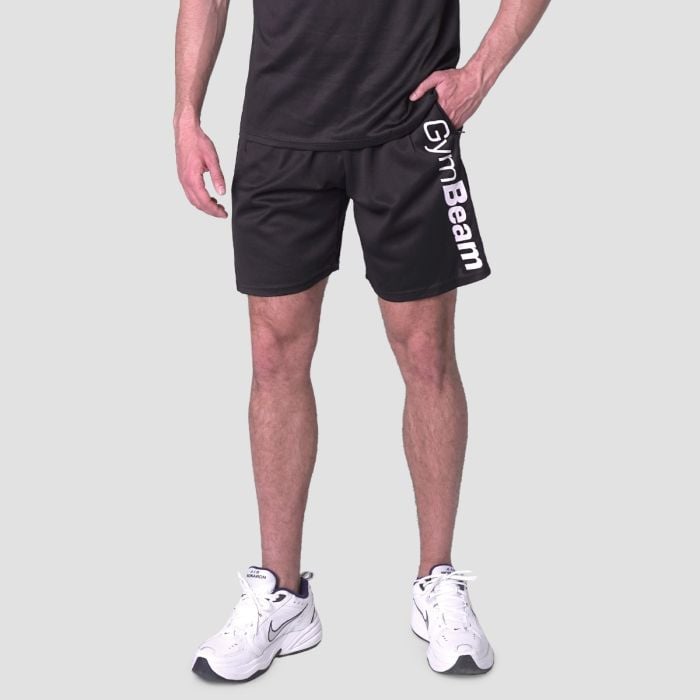 Pantaloni scurți Mesh Essence Black - GymBeam M