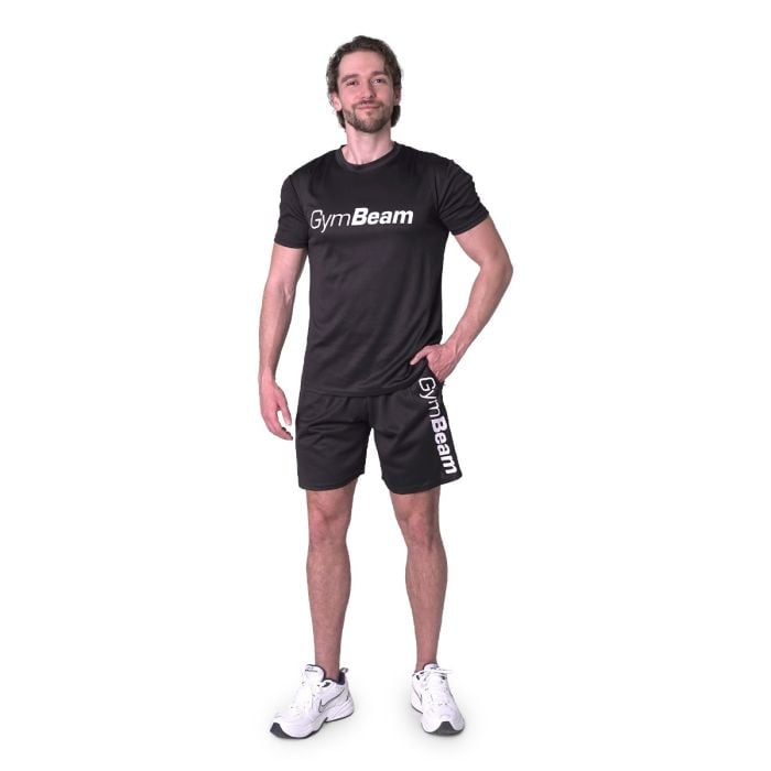 Pantaloni scurți Mesh Essence Black - GymBeam M