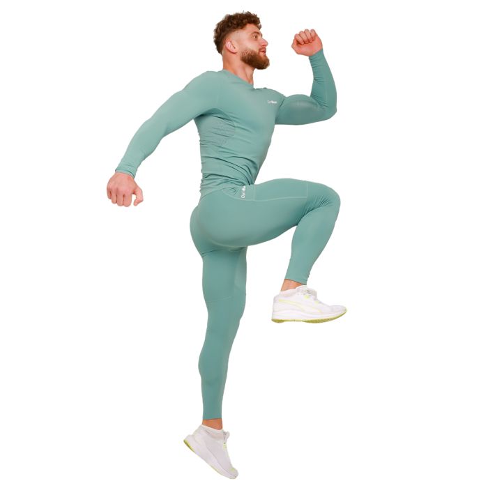 Colanți de compresie High Blue - GymBeam XXL