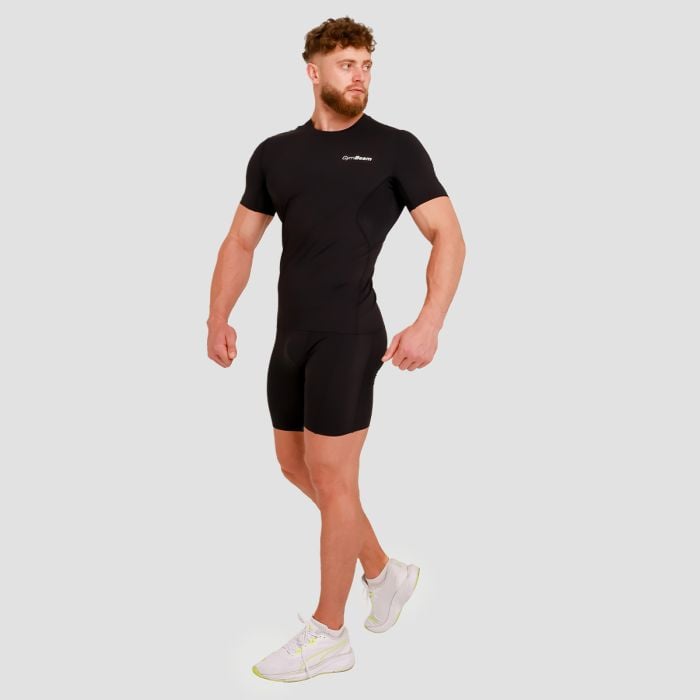 Pantaloni scurți de compresie High Black - GymBeam XL