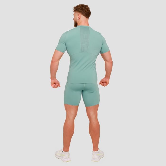 Pantaloni scurți de compresie High Blue - GymBeam L