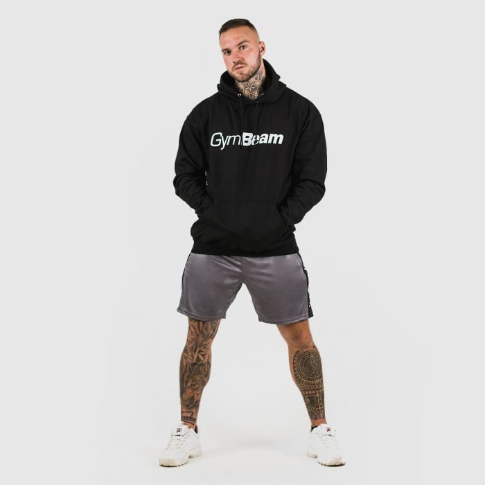 Hanorac PRO Hoodie Black - GymBeam L