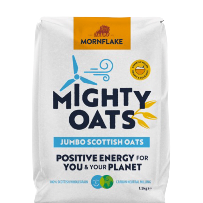 Fulgi de ovăz Scottish Jumbo Oats 1,5 kg - Mornflake 1500 g