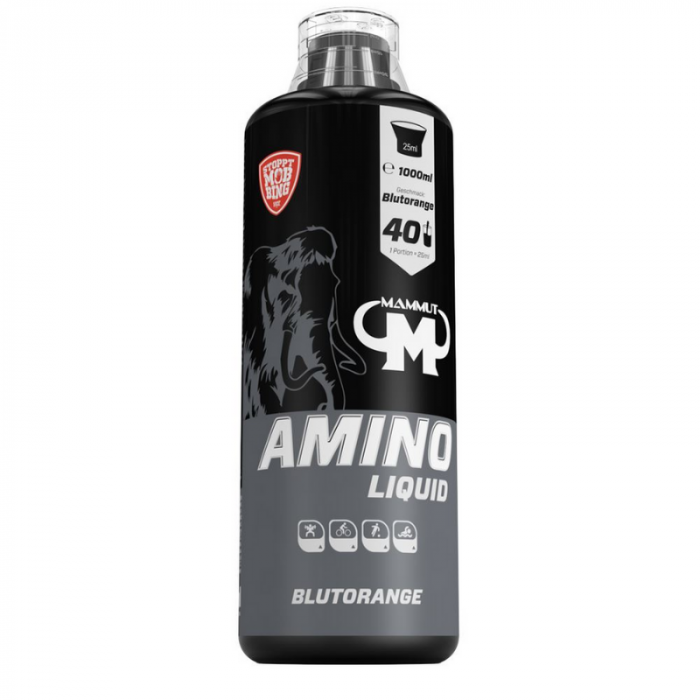 Amino Liquid - Mammut Nutrition 500 ml - portocală roșie