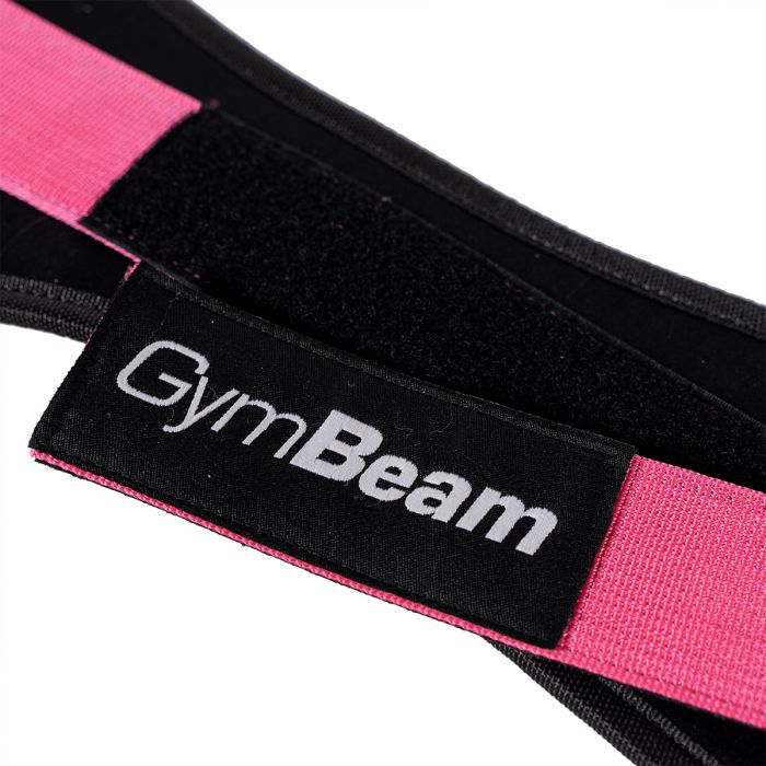Centură fitness din neopren LIFT Black & Pink - GymBeam S