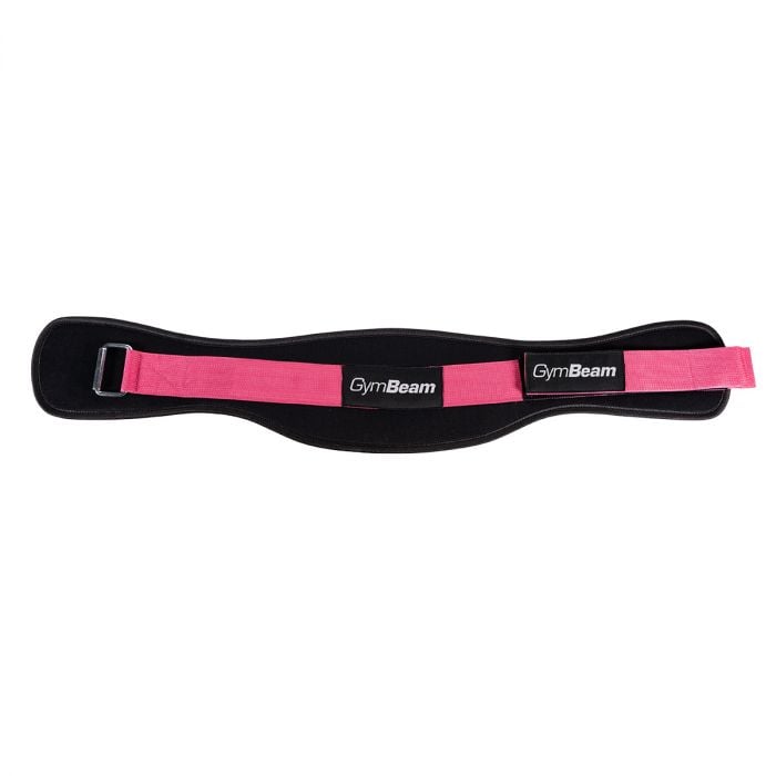 Centură fitness din neopren LIFT Black & Pink - GymBeam S