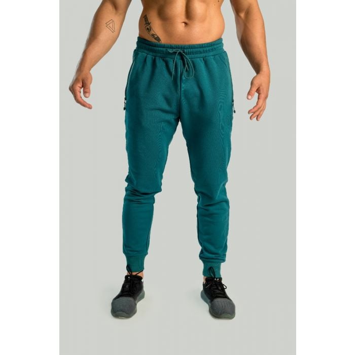 Pantaloni sport pentru bărbați Nova Deep Teal - STRIX S