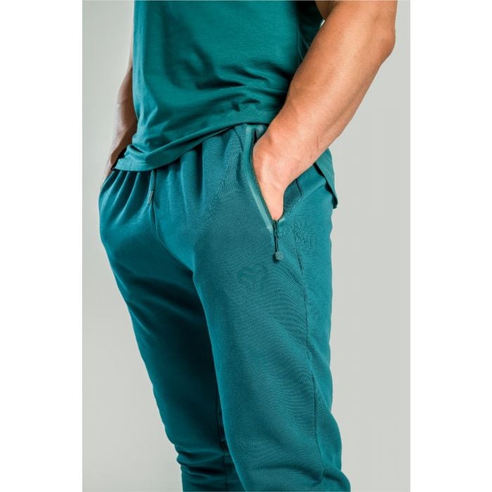 Pantaloni sport pentru bărbați Nova Deep Teal - STRIX S