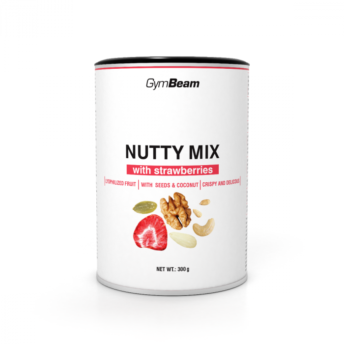 Nutty Mix cu căpșuni - GymBeam