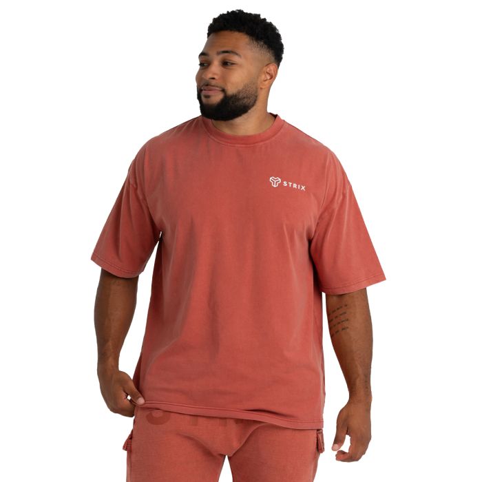 Tricou Oversized Washed Terra - STRIX L