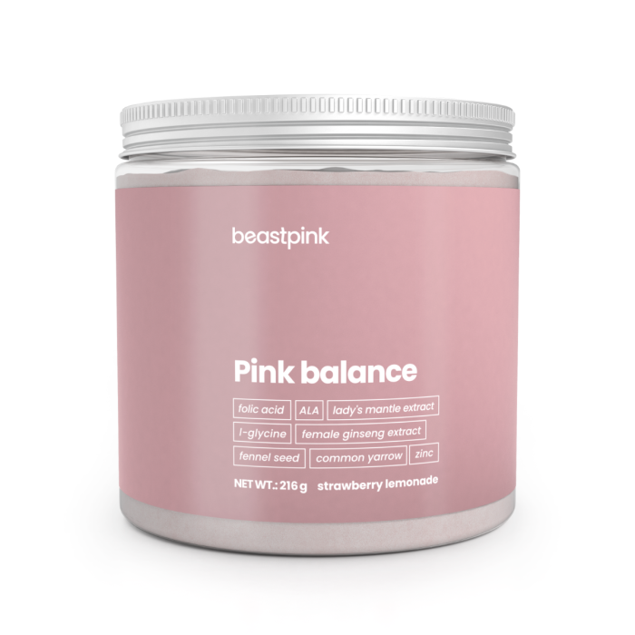 Pink Balance - BeastPink 216 g - limonadă de căpsuni