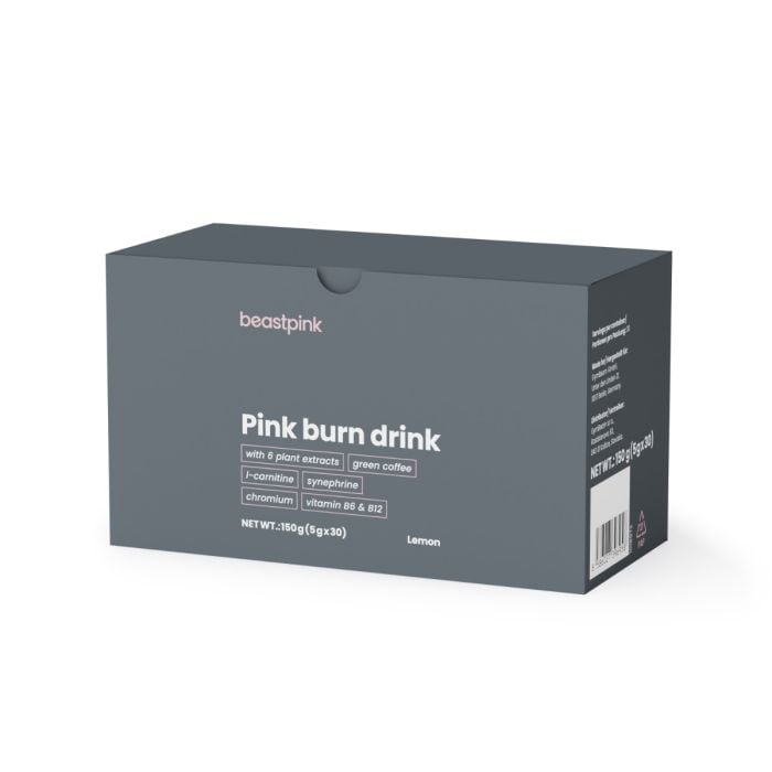 Pink Burn Drink - GymBeam 150 g - lămâie