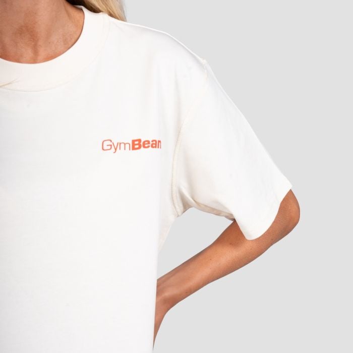 Tricou Prague Cream - GymBeam XXL