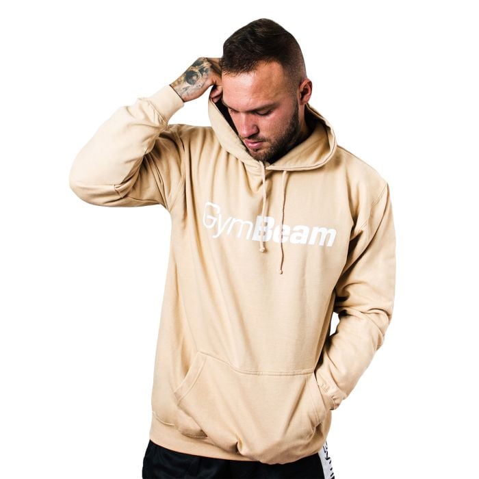 Hanorac PRO Hoodie Sand - GymBeam XL - cream