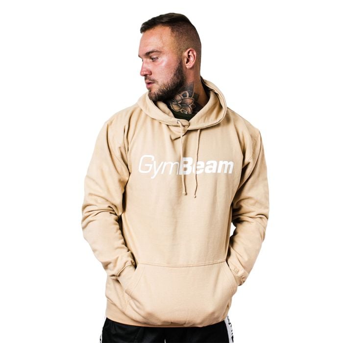 Hanorac PRO Hoodie Sand - GymBeam XL - cream
