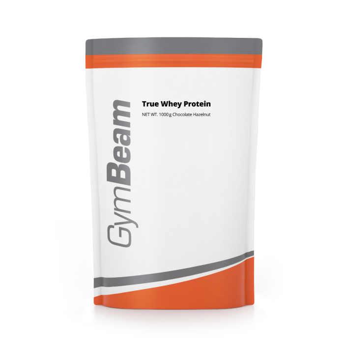 True Whey - GymBeam 1000 g - ciocolată cu alune - 00