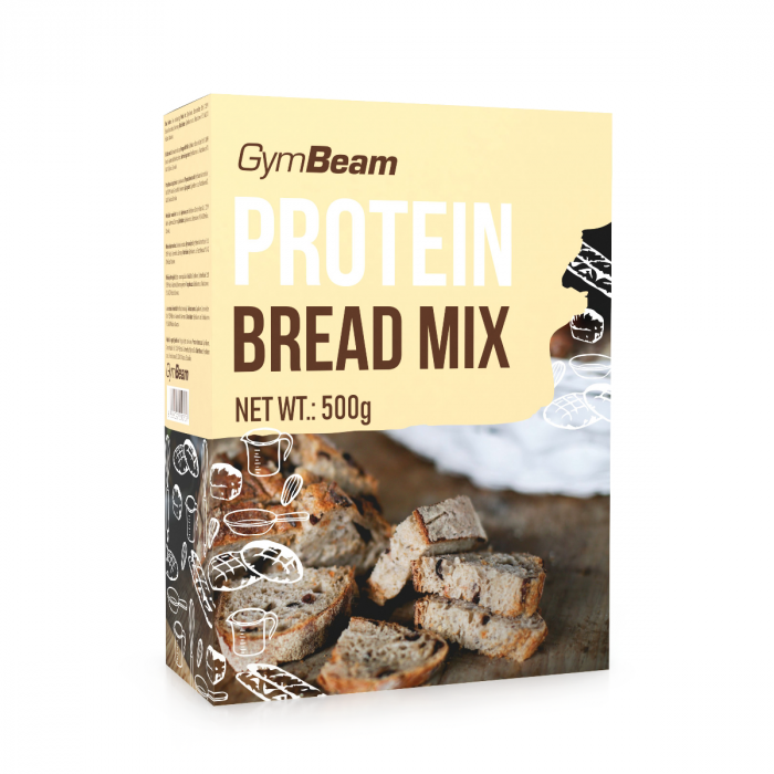 Amestec pentru pâine proteică Protein Bread Mix - 500 g - GymBeam