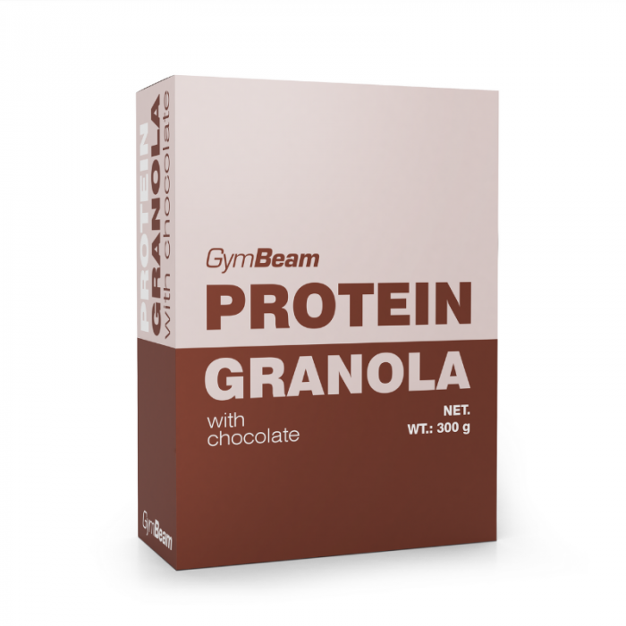 Granola proteică cu ciocolată - GymBeam