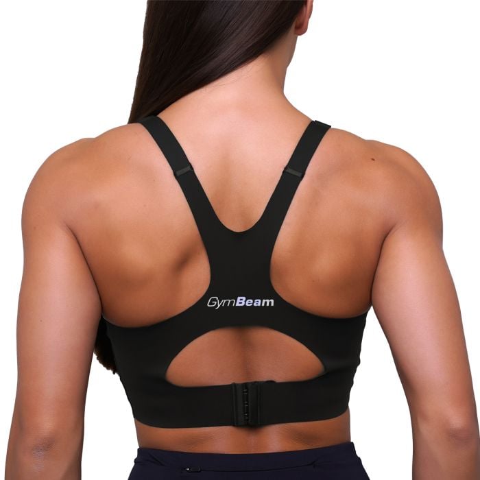 Sutien sport pentru alergare Pulse Black - GymBeam M