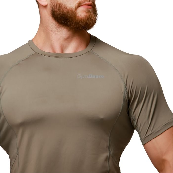 Tricou de alergare Pulse Vetiver - GymBeam XXL