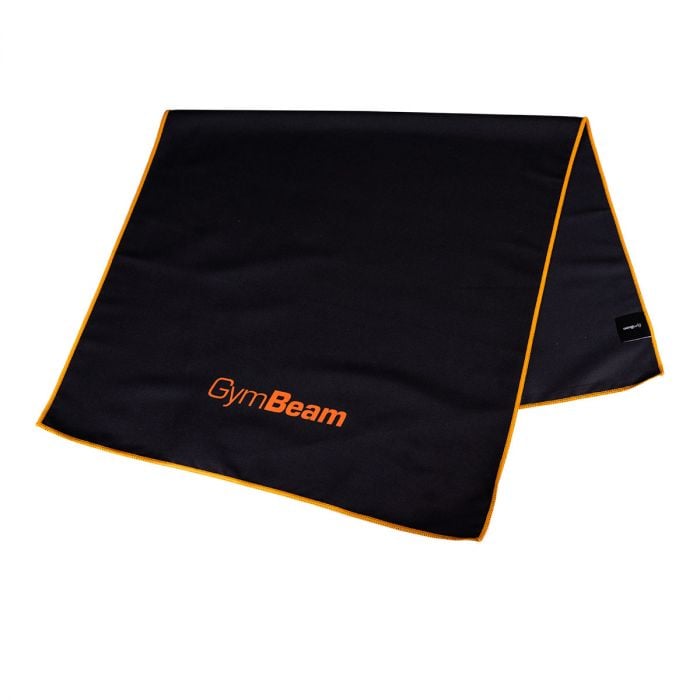 Prosop sport cu uscare rapidă Black/Orange - GymBeam