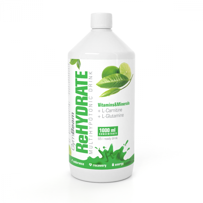 Băutură ionică ReHydrate - GymBeam lămâie şi lime