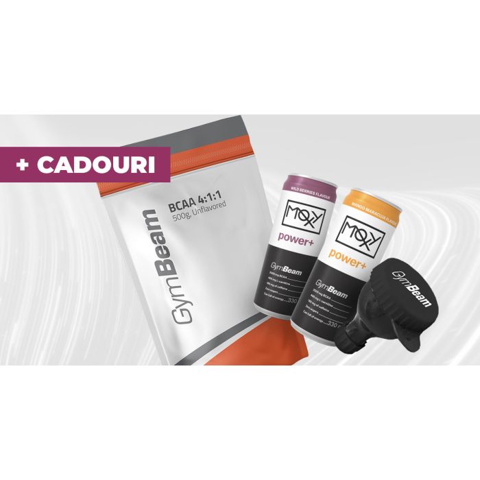 Bcaa 4:1:1 Instant - GymBeam 500 g - fără aromă