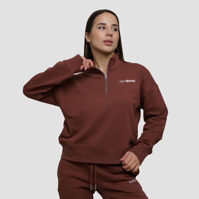 Hanorac pentru femei 1/2 Zip Agile Root - GymBeam XL