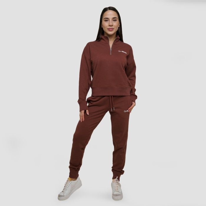Hanorac pentru femei 1/2 Zip Agile Root - GymBeam XL