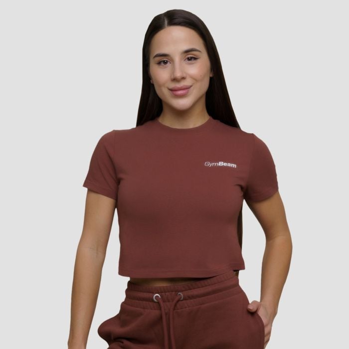 Tricou pentru femei Cropped Agile Root - GymBeam