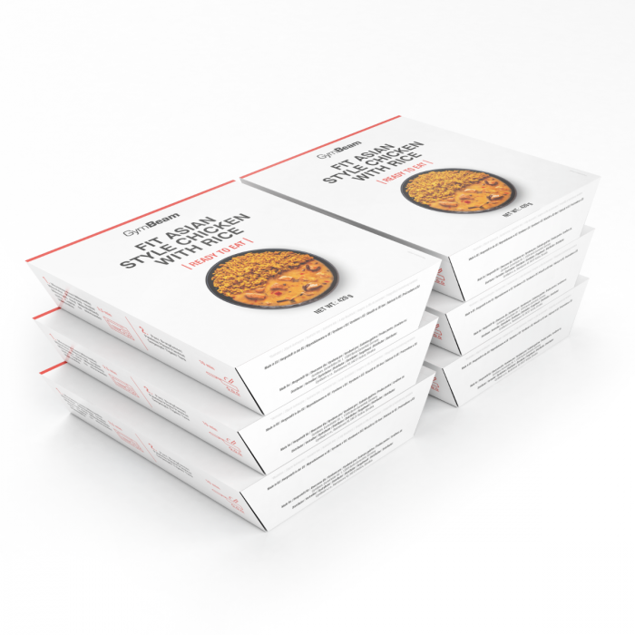 FIT Pui în stil asiatic cu orez Ready to eat - GymBeam 420 g