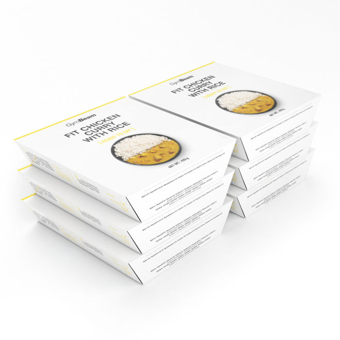 FIT Pui curry cu orez Ready to eat - GymBeam 420 g