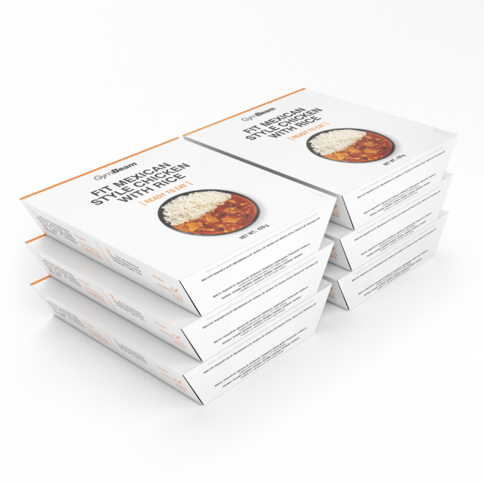 FIT Pui în stil mexican cu orez Ready to eat - GymBeam 420 g