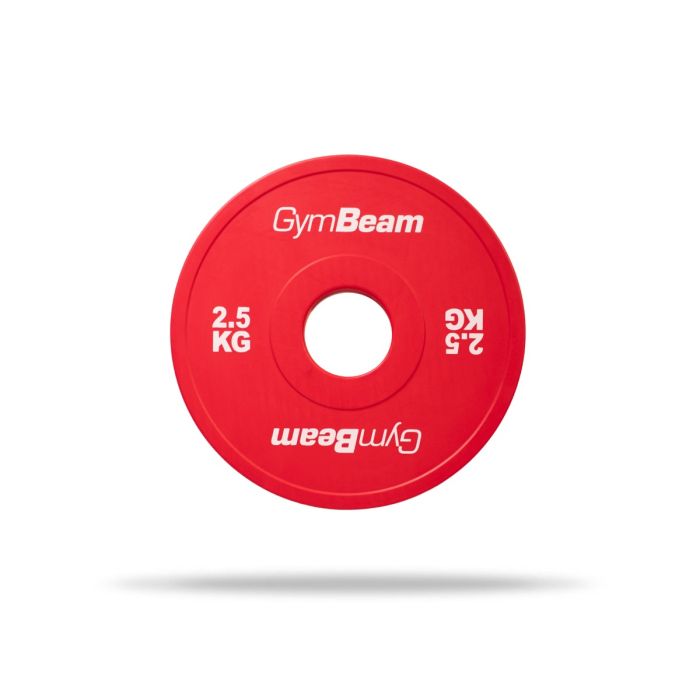 Placă fracțională cauciucată 51 mm - GymBeam 2.5 kg