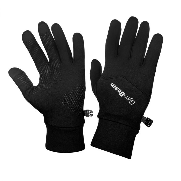 Mănuși de alergare Unstoppable Black - GymBeam