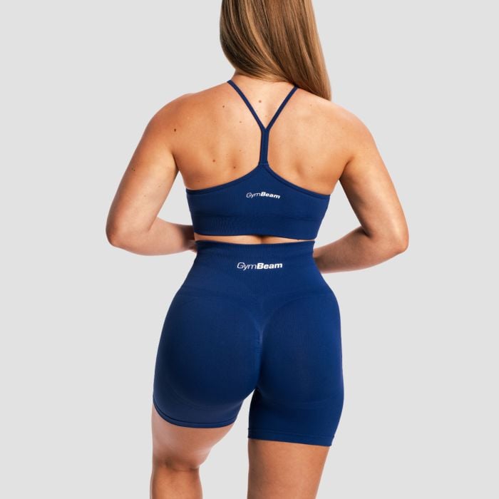 Sutien Sport Seamless Sculpt Navy - GymBeam S