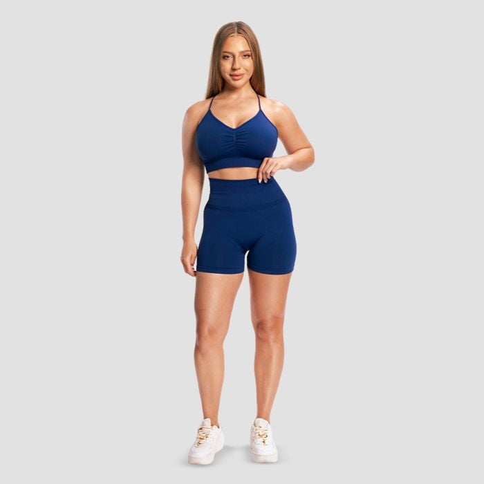 Sutien Sport Seamless Sculpt Navy - GymBeam S