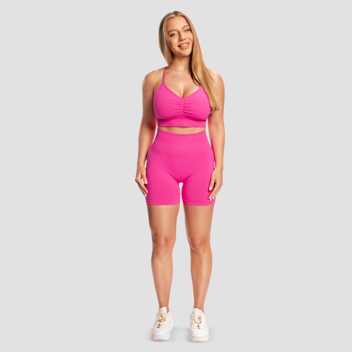 Sutien Sport Seamless Sculpt Rose - GymBeam S