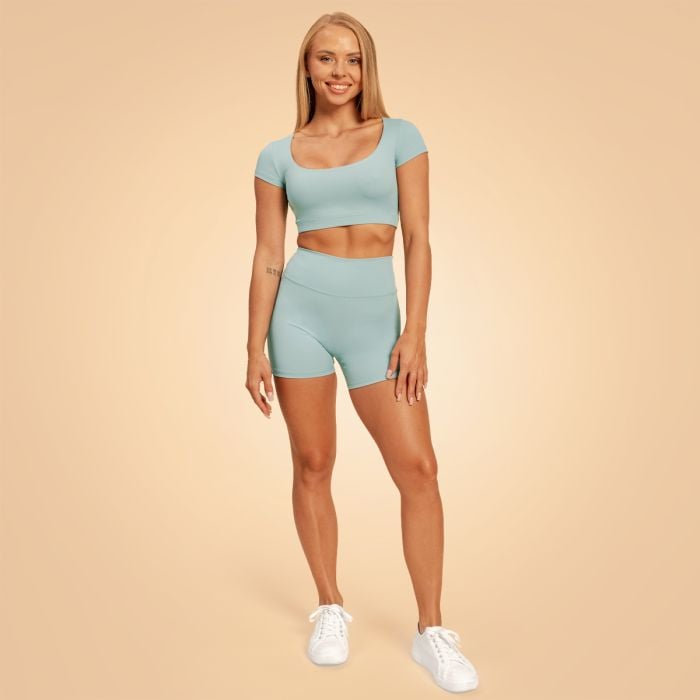 Pantaloni scurți pentru femei Sense Storm Blue - BeastPink L