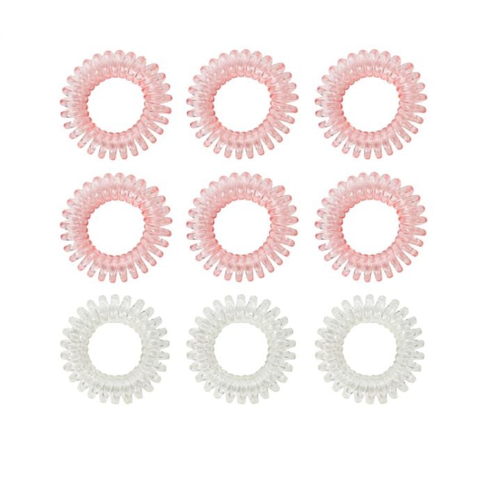 Set de elastice de păr în spirală Pink - BeastPink