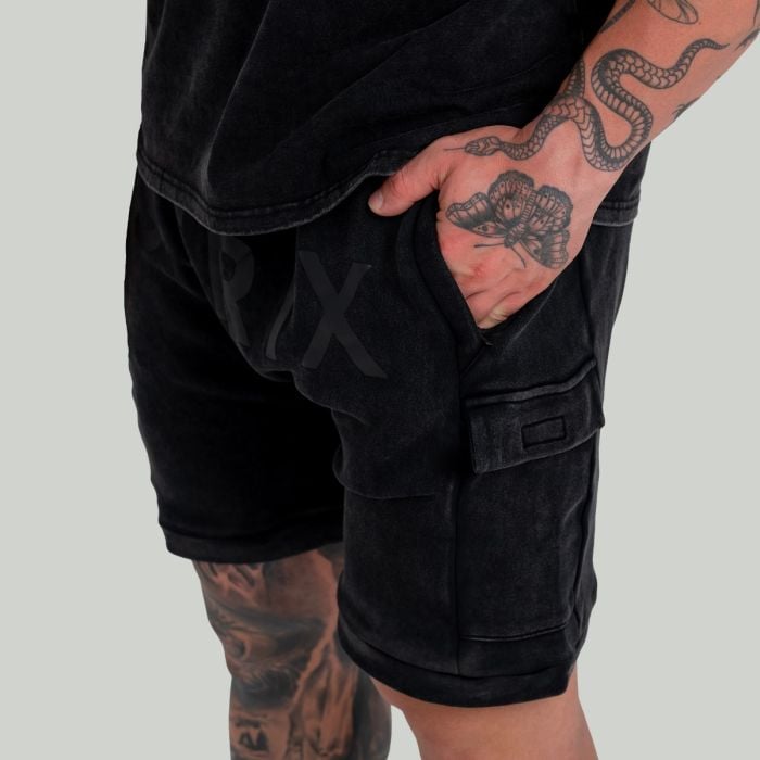Pantaloni scurți Washed Black - STRIX S