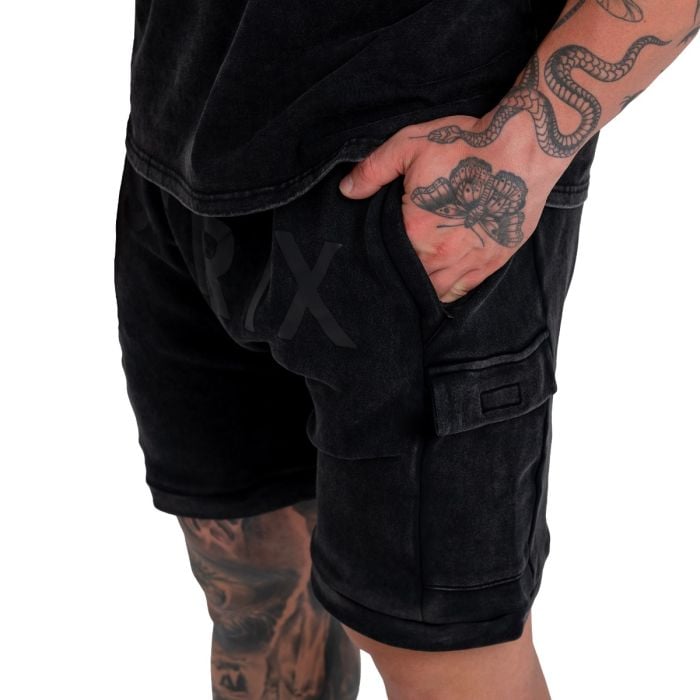 Pantaloni scurți Washed Black - STRIX S