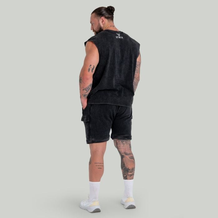 Pantaloni scurți Washed Black - STRIX S